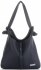 Bőr táska shopper bag Vittoria Gotti tengerkék V5701