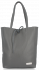 Bőr táska shopper bag Vittoria Gotti szürke V21E