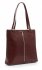 Bőr táska klasszikus Genuine Leather barna J6088