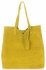Bőr táska shopper bag Vittoria Gotti sárga V205454