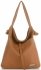 Bőr táska shopper bag Vittoria Gotti vörös V5701