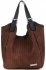 Bőr táska shopper bag Vittoria Gotti barna V80050