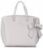 Bőr táska shopper bag Vittoria Gotti világosszürke V6D BIGjsz