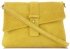 Bőr táska levéltáska Vittoria Gotti sárga V2003