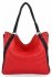 Torebka Damska Shopper Bag XL firmy Hernan HB0337 Czerwona