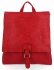 Stylowy Plecak Damski Vintage XL firmy Hernan HB0349 Czerwony