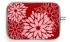 Modne Etui na Tablet 10 wzór w kwiaty Czerwone