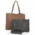 GEANȚĂ DE DAMĂ shopper bag BEE BAG bej închis 111-2