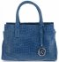 GEANȚĂ DIN PIELE cufăr Vittoria Gotti denim V1597P