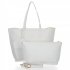 GEANȚĂ DE DAMĂ shopper bag BEE BAG alb 2052M151