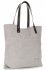 GEANȚĂ DIN PIELE shopper bag Vittoria Gotti gri deschis V8267