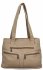 GENȚĂ DE DAMĂ shopper bag Hernan bej închis 8006