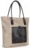 GEANȚĂ DIN PIELE shopper bag Genuine Leather bej 358