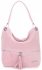GEANȚĂ DIN PIELE shopper bag Vittoria Gotti roz de pudră V3821