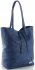 GEANȚĂ DIN PIELE shopper bag Vittoria Gotti denim V299F