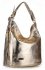 GEANȚĂ DIN PIELE shopper bag Vittoria Gotti auriu V803