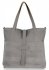 GEANȚĂ DIN PIELE shopper bag Roberto Ricci gri 18139