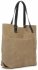 GEANȚĂ DIN PIELE shopper bag Vittoria Gotti maro pământiu V8267