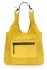Kožené kabelka shopper bag Genuine Leather žltá 8023