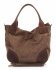 Kožené kabelka univerzálna Genuine Leather zemitá 811746
