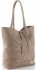 Kožené kabelka shopper bag Vittoria Gotti zemitá V299F