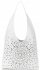 Kožené kabelka shopper bag Vittoria Gotti biela V31