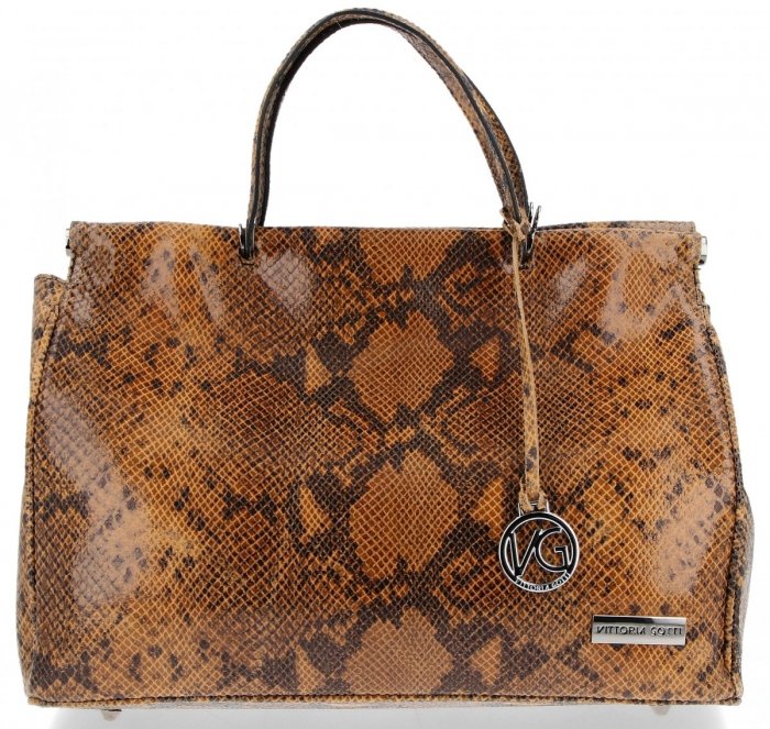 Ekskluzywny firmowy Kufer Skórzany Vittoria Gotti Made in Italy