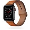 TECH-PROTECT LEATHERFIT APPLE WATCH 4 / 5 / 6 / 7 / 8 / 9 / SE / ULTRA 1 / 2  (42 / 44 / 45 / 49 MM) BROWN