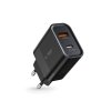 TECH-PROTECT C30W 2-PORT NETWORK CHARGER PD30W/QC3.0 BLACK