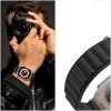 TECH-PROTECT NYLON PRO APPLE WATCH 6 / 7 / 8 / 9 / 10 / SE / ULTRA 1 / 2 (44 / 45 / 46 / 49 MM) BLACK / ORANGE