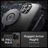 ETUI SPIGEN  RUGGED ARMOR MAG MAGSAFE IPHONE 15 PRO MAX MATTE BLACK