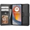 ETUI OTWIERANE KSIĄŻKOWE ETUI FUTERAŁ TECH-PROTECT   WALLET MOTOROLA EDGE 50 FUSION 5G BLACK