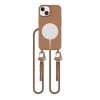 ETUI TECH-PROTECT  MAGNECKLACE MAGSAFE IPHONE 13 CHOCOLATE BROWN