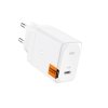 SPIGEN ARCSTATION PRO GAN-651 1-PORT ŁADOWARKA SIECIOWA  65W + KABEL TYP-C  WHITE