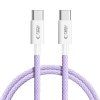 TECH-PROTECT ULTRABOOST LITE TYPE-C KABEL  PD60W/3A 100CM MAUVE