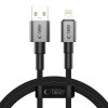 TECH-PROTECT ULTRABOOST DNA LIGHTNING KABEL  15W/2.4A 100CM IRON GREY
