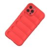 Magic Shield Case etui do iPhone 12 Pro elastyczny pancerny pokrowiec burgundowy