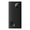 Baseus Adaman2 powerbank z wyświetlaczem cyfrowym 10000mAh 30W 2 x USB / 1x USB Typ C Overseas Edition PD QC SCP czarny (PPAD040