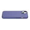 iCarer Case Leather pokrowiec etui z naturalnej skóry do iPhone 14 jasnofioletowy (WMI14220705-LP) (kompatybilne z MagSafe)