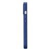 iCarer Case Leather pokrowiec etui z naturalnej skóry do iPhone 14 niebieski (WMI14220705-BU) (kompatybilne z MagSafe)