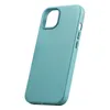 iCarer Litchi Premium Leather Case skórzane etui iPhone 14 magnetyczne z MagSafe zielony (WMI14220709-GN)