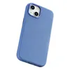 iCarer Litchi Premium Leather Case skórzane etui iPhone 14 Plus magnetyczne z MagSafe jasnoniebieski (WMI14220711-LB)