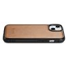 iCarer Leather Oil Wax etui pokryte naturalną skórą do iPhone 14 brązowy (WMI14220717-TN)