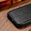 iCarer Leather Oil Wax etui iPhone 14 Pro Max skórzany pokrowiec czarne (WMI14220720-BK)