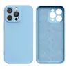 Silicone case etui iPhone 14 Plus silikonowy pokrowiec jasnoniebieskie