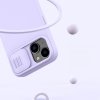 Nillkin CamShield Magnetic Silicone Case etui iPhone 14 Plus magnetyczny MagSafe pokrowiec z osłoną na aparat niebieski