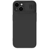 Nillkin CamShield Silky Silicone Case etui iPhone 14 Plus pokrowiec z osłoną na aparat czarny