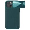 Nillkin CamShield Leather S Case etui iPhone 14 Pro Max pokrowiec z osłoną na aparat zielone