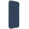 Nillkin Textured S Case etui iPhone 14 Plus pancerny pokrowiec z osłoną na aparat niebieskie