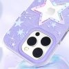 Kingxbar Heart Star Series etui iPhone 14 Plus etui w gwiazdki purple star